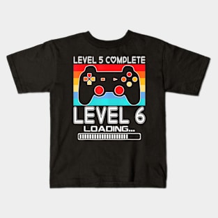 Level 5 Completed Level 6 Loading Video Kids T-Shirt